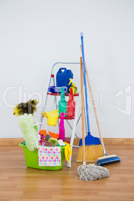 Cleaning euquipment on hardwood floor
