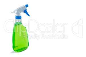 High angle view of spray bottle