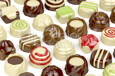 Chocolate candies