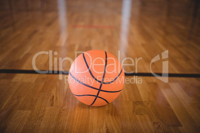 Basketball in the court