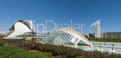 City of arts and sciences in Valencia, Spain