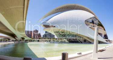 City of arts and sciences in Valencia, Spain