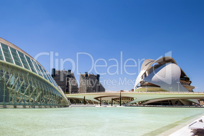 City of arts and sciences in Valencia, Spain