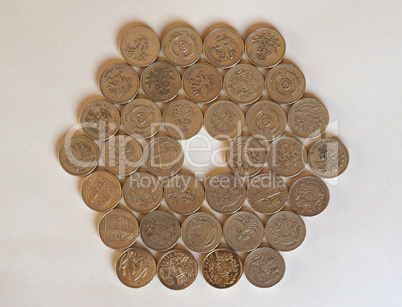 Pound coins, United Kingdom