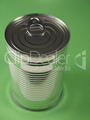 tin can canned food