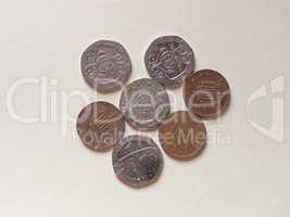 Pence coins, United Kingdom