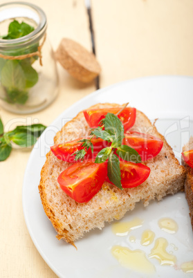 Italian tomato bruschetta