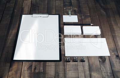 Blank corporate identity