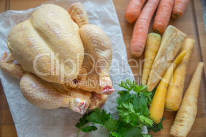Zubereitung Hühnersuppe