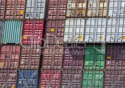 Containerterminal in Hamburg, Deutschland