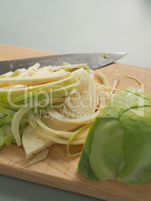 Healthy white cabbage