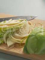 Healthy white cabbage