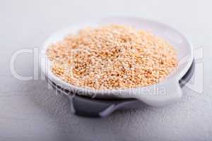 Raw Quinoa on Wood