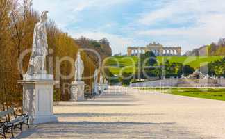 Schonbrunn Palace Gardens in Vienna