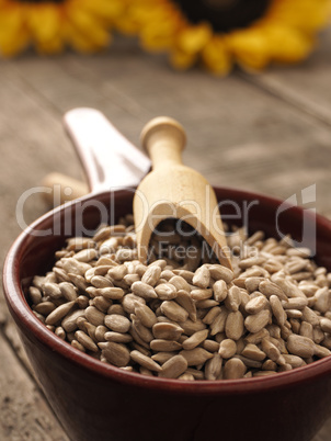 Healthy sunflower seeds