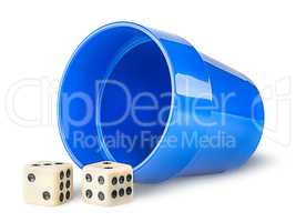 Gaming dice and cup