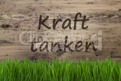 Aged Wooden Background, Gras, Kraft Tanken Means Relax