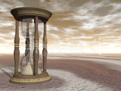 Hourglass - 3D render
