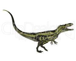 Torvosaurus dinosaurs roaring - 3D render