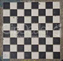 chess or draught checker game board