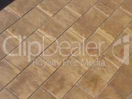 brown tiles floor background