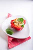 Stuffed red peppers