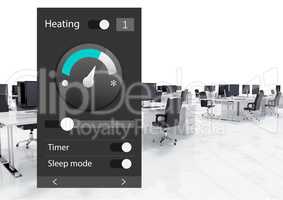 Office automation system heating App Interface