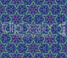 Floral seamless pattern. Flourish tiled oriental ethnic backgrou