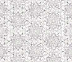 Floral seamless pattern. Flourish tiled oriental ethnic backgrou