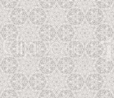 Flourish mosaic tiled pattern. Floral oriental ethnic background