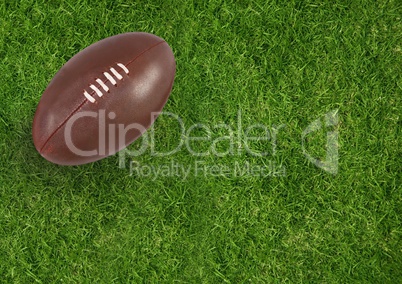 Composite image of football