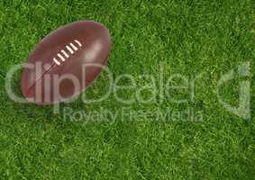 Composite image of football