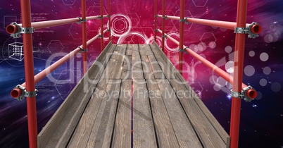 Space interface with 3D Scaffolding