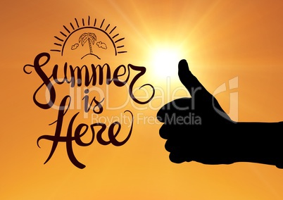 Thumbs up summer is here