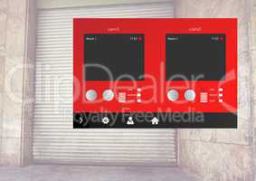 Security Camera Warehouse App Interface
