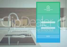 Home automation system App Interface