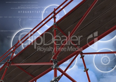 Technology interface with 3D Scaffolding