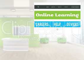 Online learning App Interface