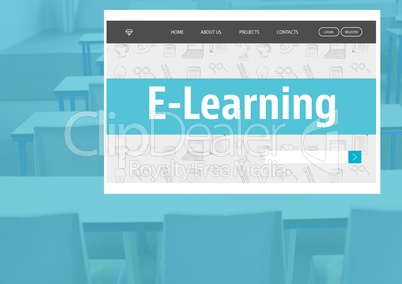 E-Learning App Interface