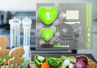 Cooking App Interface