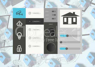 Home automation system App Interface