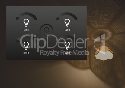 Lighting home App Interface