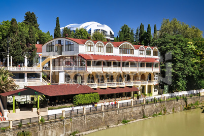 Comfortable hotel on the river