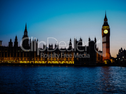 Houses of Parliament in London