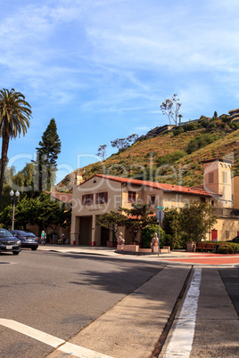 Laguna Beach fire station one next to town hall