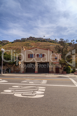 Laguna Beach fire station one next to town hall