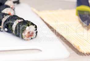 homemade sushi rolls