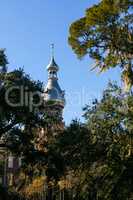 Moorish towers architecture silhouette of the University of Tamp