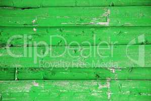 Green Wooden Background With Copy Space