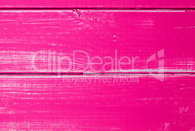Intense Pink Wooden Slats Background With Copy Space